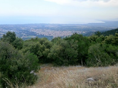 Widok z Olimpu na Litochoro