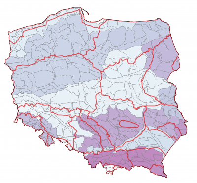 Linia czerwona - przebieg granic KFP dostępny w biomap.pl;