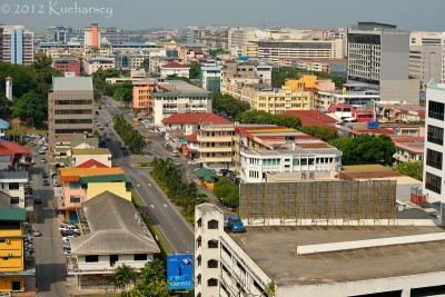 Kota Kinabalu, generalnie brzydkie miasto z nielicznymi zabytkami. Ale to stolica rejonu Sabah.