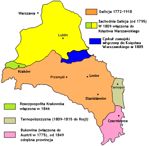 Królestwo Galicji do 1918 roku